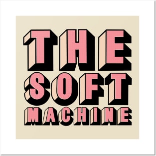 The Soft Machine - Typography Design Posters and Art